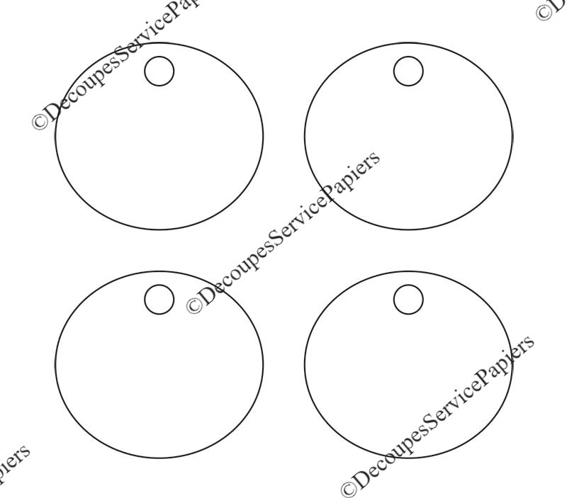 étiquette ovale 50 x 45 trou 7 P4